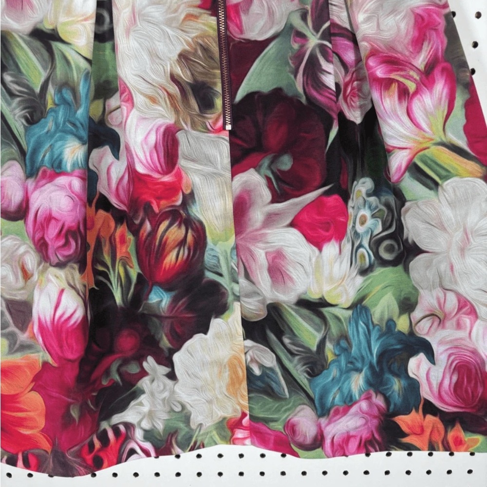Ted Baker Kaideen Floral Skirt size 0 US 2 - Picture 4 of 6